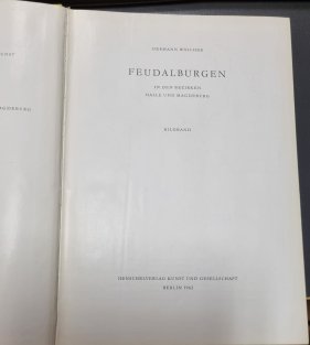 Feudalburgen in den bezirken Halle und Magdeburg 1+2