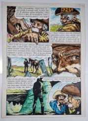 Štěpánek - originál kresby - Bezhlavý jezdec (str.61) - KOMETA  - 