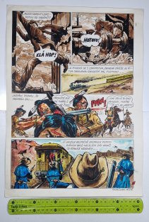 Štěpánek - originál kresby - Cesta kolem světa za 80 dní (str.64) - KOMETA 