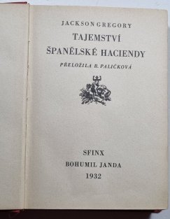 Tajemství španělské haciendy