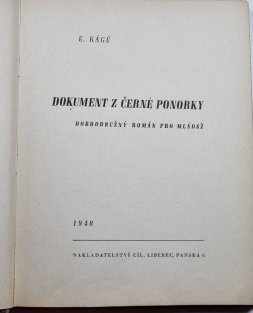 Dokument z Černé ponorky