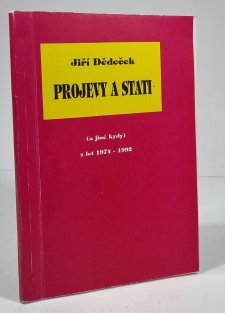 Projevy a stati (a jiné kydy) z let 1974-1992