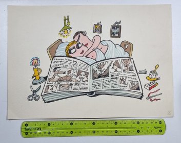 Originál ilustrace - Petr Poš  č. 1