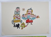 Originál ilustrace - Petr Poš  č. 4 - 