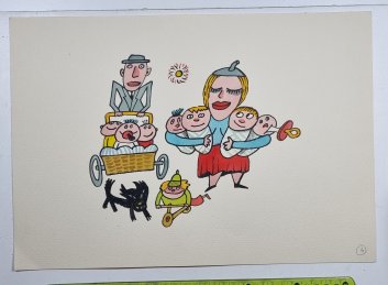 Originál ilustrace - Petr Poš  č. 4