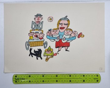 Originál ilustrace - Petr Poš  č. 4