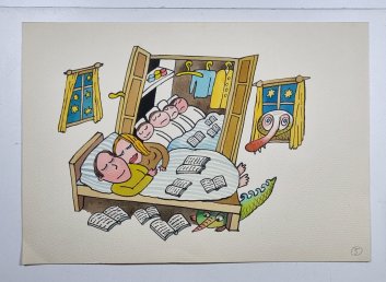 Originál ilustrace - Petr Poš  č. 5