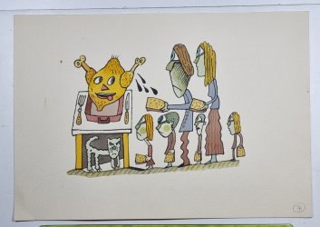 Originál ilustrace - Petr Poš  č. 7