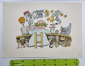 Originál ilustrace - Petr Poš  č. 8