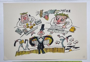 Originál ilustrace - Petr Poš  č. 9