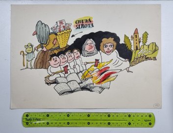 Originál ilustrace - Petr Poš  č. 10