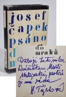 Psáno do mraků ( s věnováním od Hermíny Týrlové )