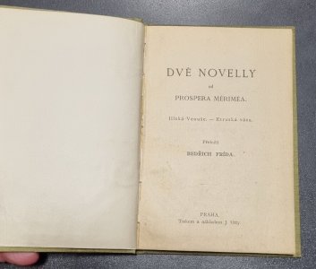 Dvě novelly - Illská Venuše, Etruská váza