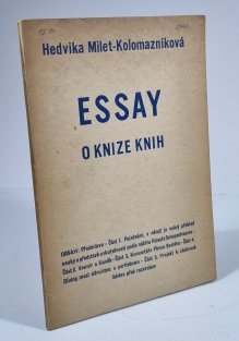 Essay o knize knih
