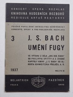 J.S. Bach - umění fugy