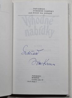 Výhodné nabídky aneb Život na západě