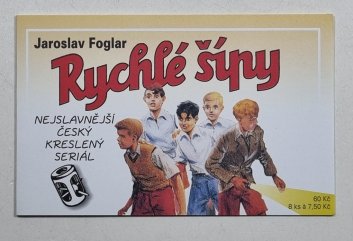 Rychlé šípy - sešitek poštovních známek