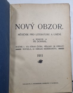 Nový obzor ročník I. / 1911