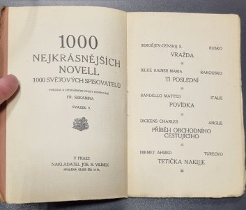 1000 nejkrásnějších novell 1000 světových spisovatelů sv. 9