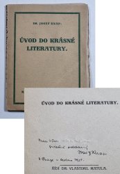 Úvod do krásné literatury - 