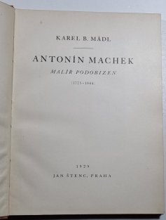 Antonín Machek - malíř podobizen