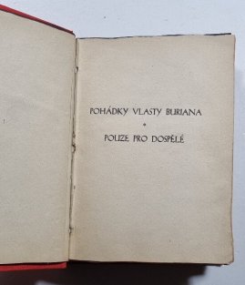 Pohádky Vlasty Buriana pouze pro dospělé I.
