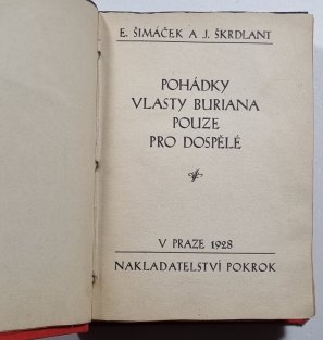 Pohádky Vlasty Buriana pouze pro dospělé I.