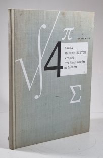 Sazba matematických vzorců čtyřřádkovým způsobem