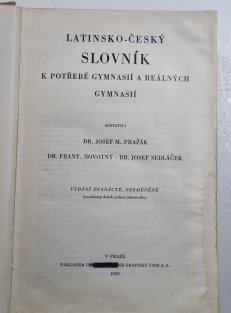 Latinsko-český slovník