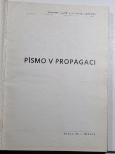 Písmo v propagaci