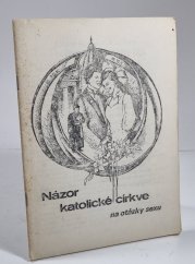 Názor katolické církve na otázky sexu - 