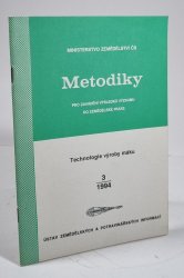 Technologie výroby máku - Metodiky pro zavádění výsledků výzkumu do zemědělské praxe 3/1994 - 