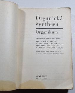 Organická synthesa - Organikum