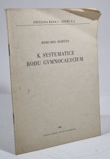 K systematice rodu Gymnocalycium