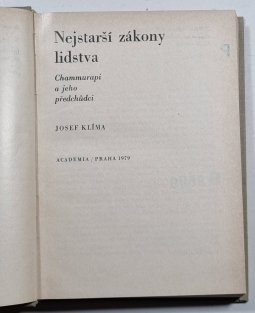 Nejstarší zákony lidstva