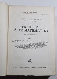 Přehled užité matematiky 