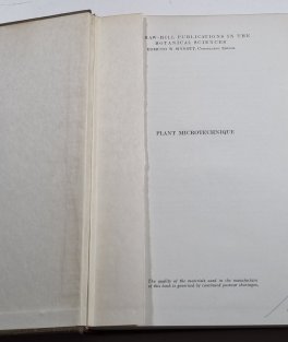 Plant Microtechnique