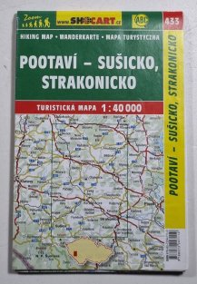 mapa - 433 Pootaví - Sušicko, Strakonicko 1:40 000