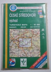 mapa KČT 11 - České středohoří - východ 1:50 000 - 