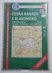 mapa - KČT 78 - Česká Kanada a Slavonicko 1:50 000 - 