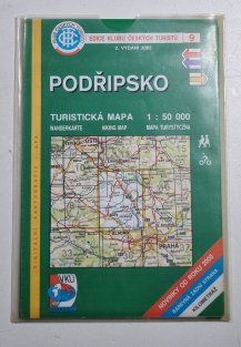 mapa - KČT 9 - Podřipsko 1: 50 000