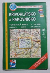mapa - KČT 33 - Křivoklátsko a Rakovnicko 1:50 000 - 1:50 000