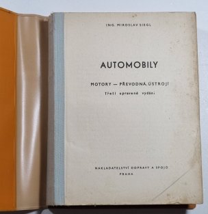 Automobily - motory, převodná ústrojí