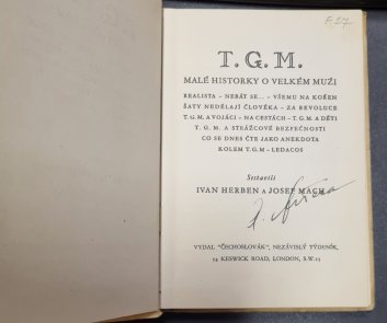 T.G.M. - Malé historky o velkém muži