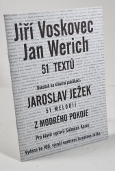 51 textů - dodatek ke klavírní publikaci Jaroslav Ježek: 51 melodií z Modrého pokoje (pouze text) - 