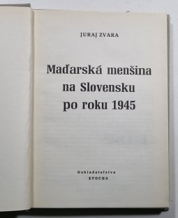Maďarská menšina na Slovensku po roku 1945 (slovensky)