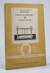 Práce z lepenky a vazba knih  - 