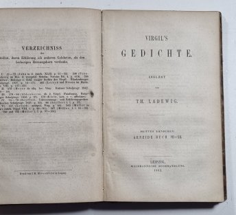 Virgil´s gedichte (Bucolica und Georgica / Aeneide buch I.-VI. / Aeneide buch VII.-XII.)