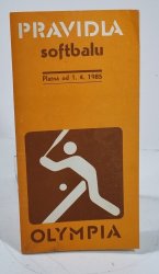 Pravidla softbalu - platná od 1.4. 1985