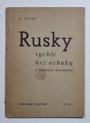 Rusky rychle bez azbuky k snadnému dorozumění - 